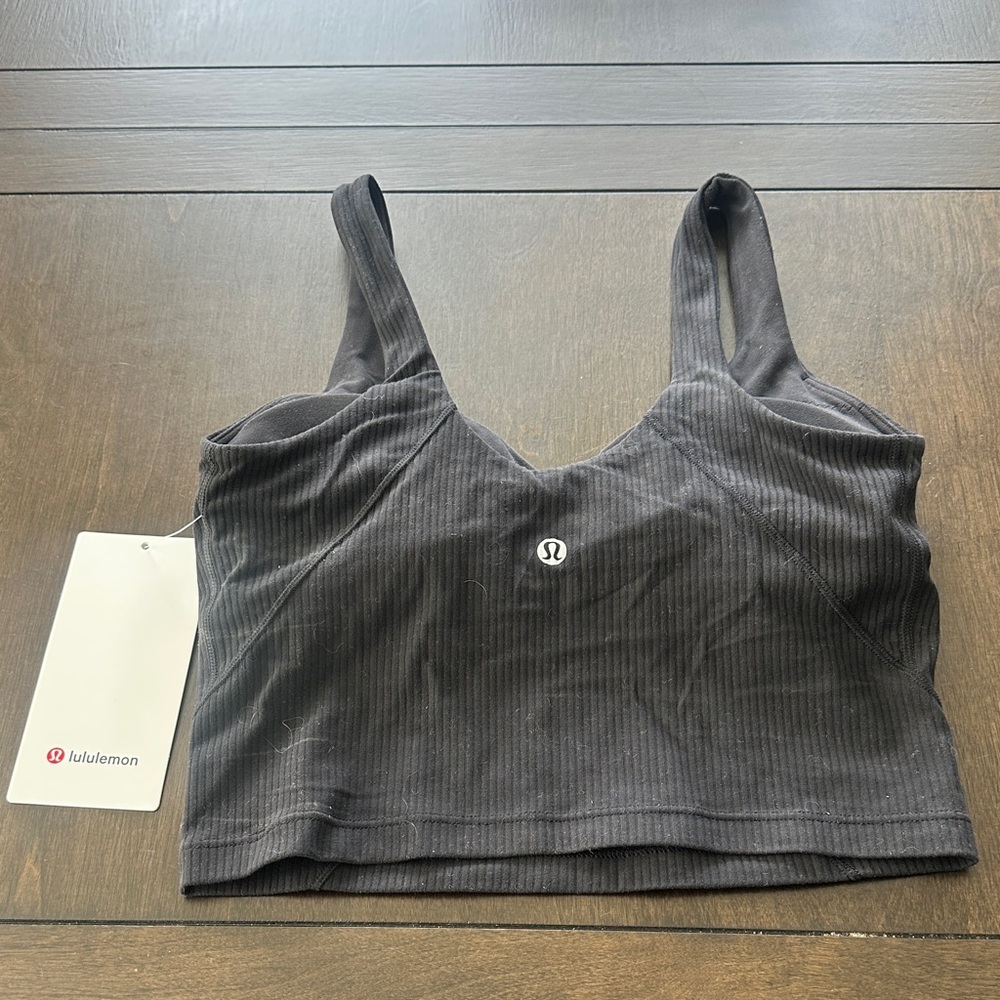 Black Ribbed align tank - Picture 2 of 2